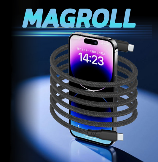 ¡EXCLUSIVO! MagRoll® Cable Magnético De Carga Rápida Para Móvil