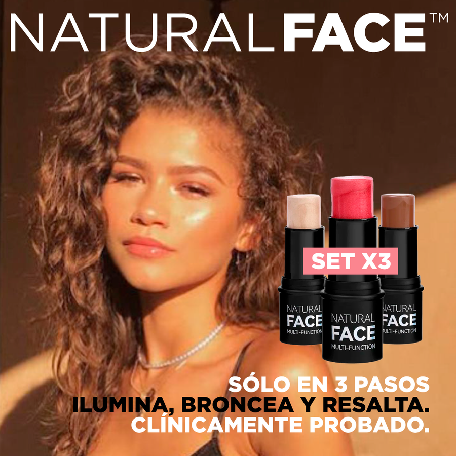 ¡EXCLUSIVO! 💄 NaturalFace® SET DE 3 PRODUCTOS